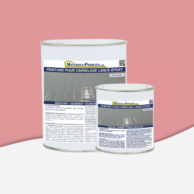 Peinture pour carrelage laque époxy Kit de 5 Kg Rose RAL 020 70 30 - PEINT45 - MATPRO