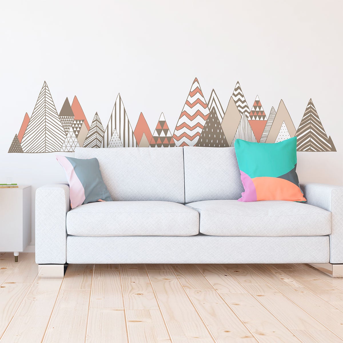 Adesivo montagna scandinavo roncador - Sticker adesivo - adesivi murali - 110x165cm - 3