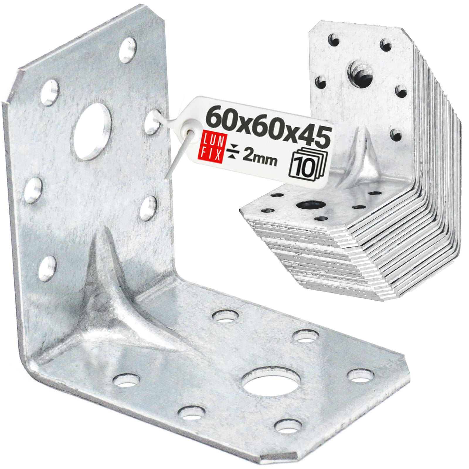 Kątownik ciesielski 60x60x45x2 10szt.