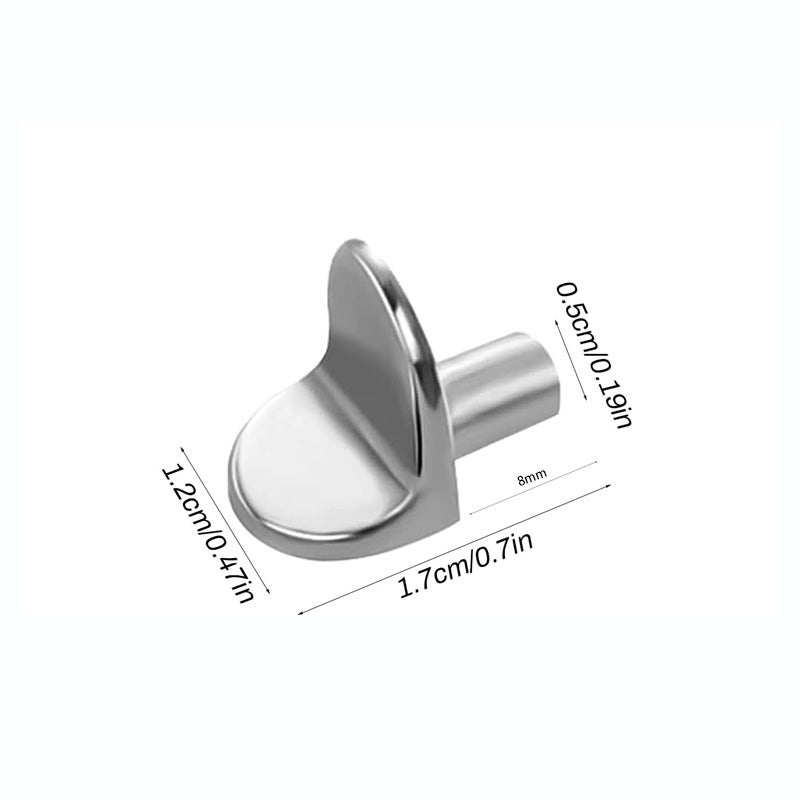 100 Pezzi Perni Supporto Per Mensola 5mm, Perni Per Ripiani - Foto 6