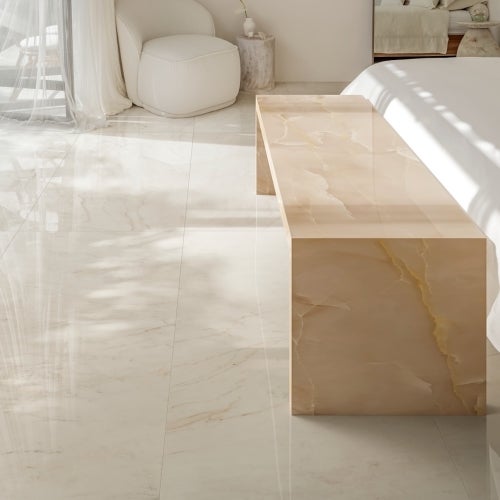 Carrelage Effet Marbre MARBLE CALEGARI Raffaello 60x60cm Mat Sol et Murs - Les Carreaux de Jean