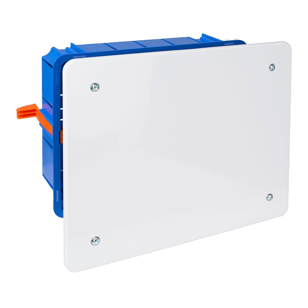 Boitier de raccordement encastrable pour surfaces creuses - 194x154x50mm solera 5314gw - 2