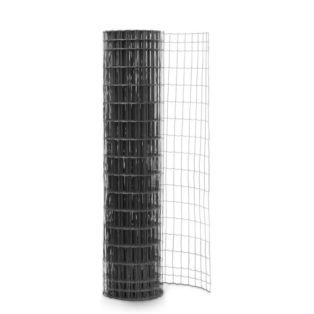 Grillage soudé en rouleau H1m50 x L25m fil 2.5mm maille 100x50 mm Gris anthracite