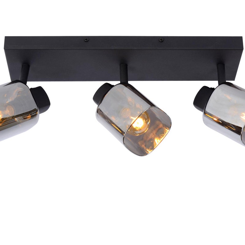 Reflektor sufitowy ALION czarna 3 x E14 x 25W wym:18x10x10cm Lucide