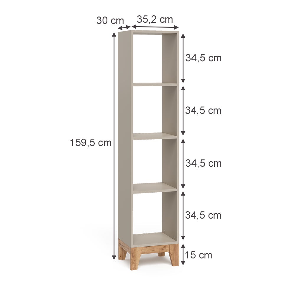 Vitalispa Półka dziecięca Malia, Kaszmir, 35.2 x 159.5 cm - 2