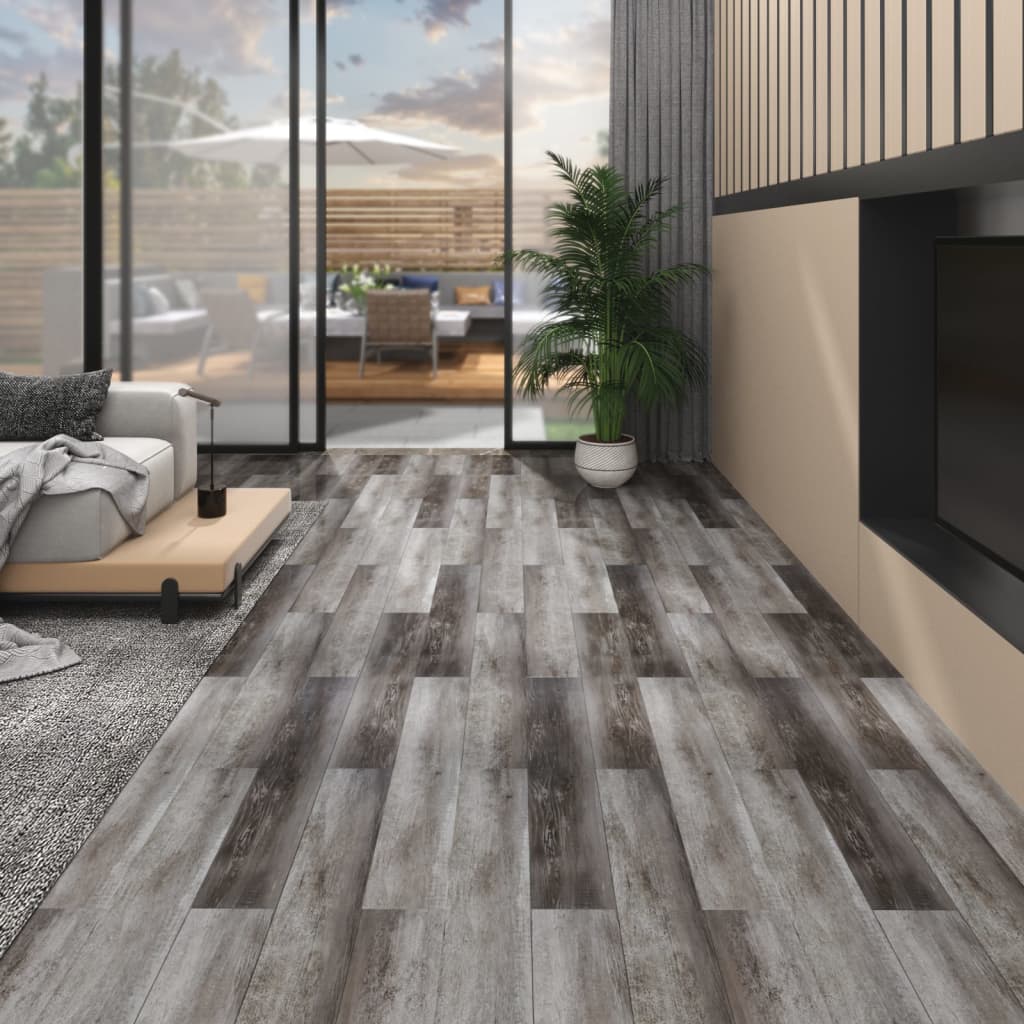 Maison exclusive - lamas para suelo de pvc autoadhesivas madera a rayas 5,02m² 2mm