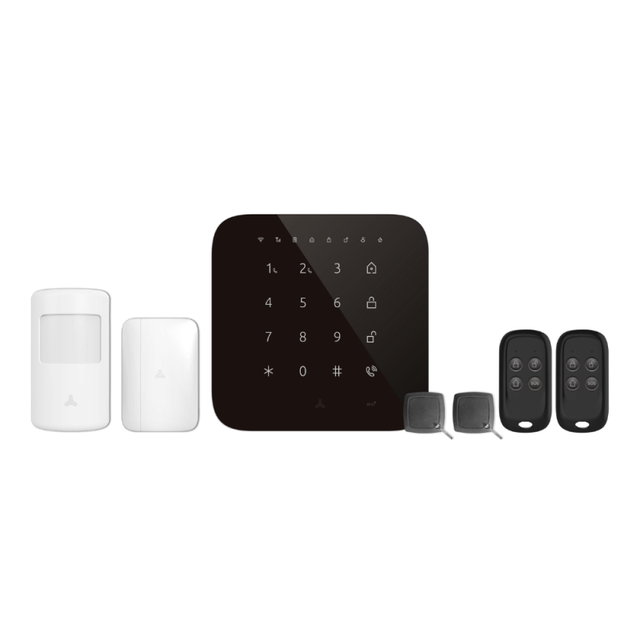 Alarme maison wifi et gsm 4G sans fil connectée Casa Noire - kit 1