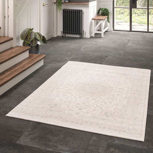 Tapis à motif floral oriental - Médina - Écru - 160 x 230 cm - 5