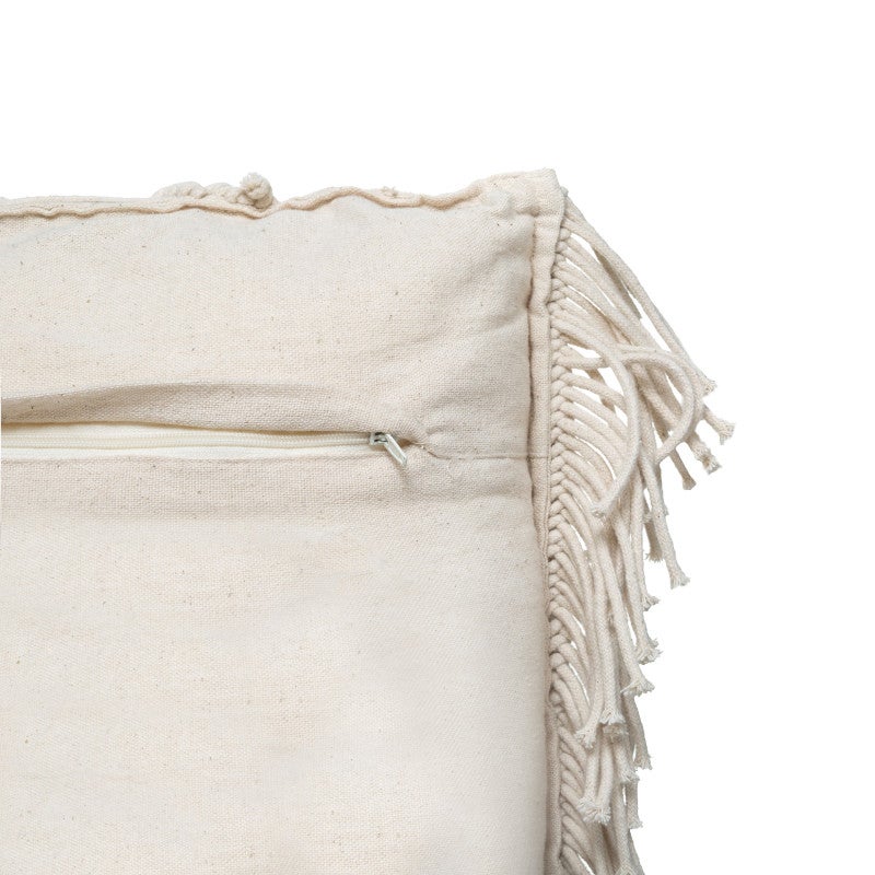 Coussin macramé 