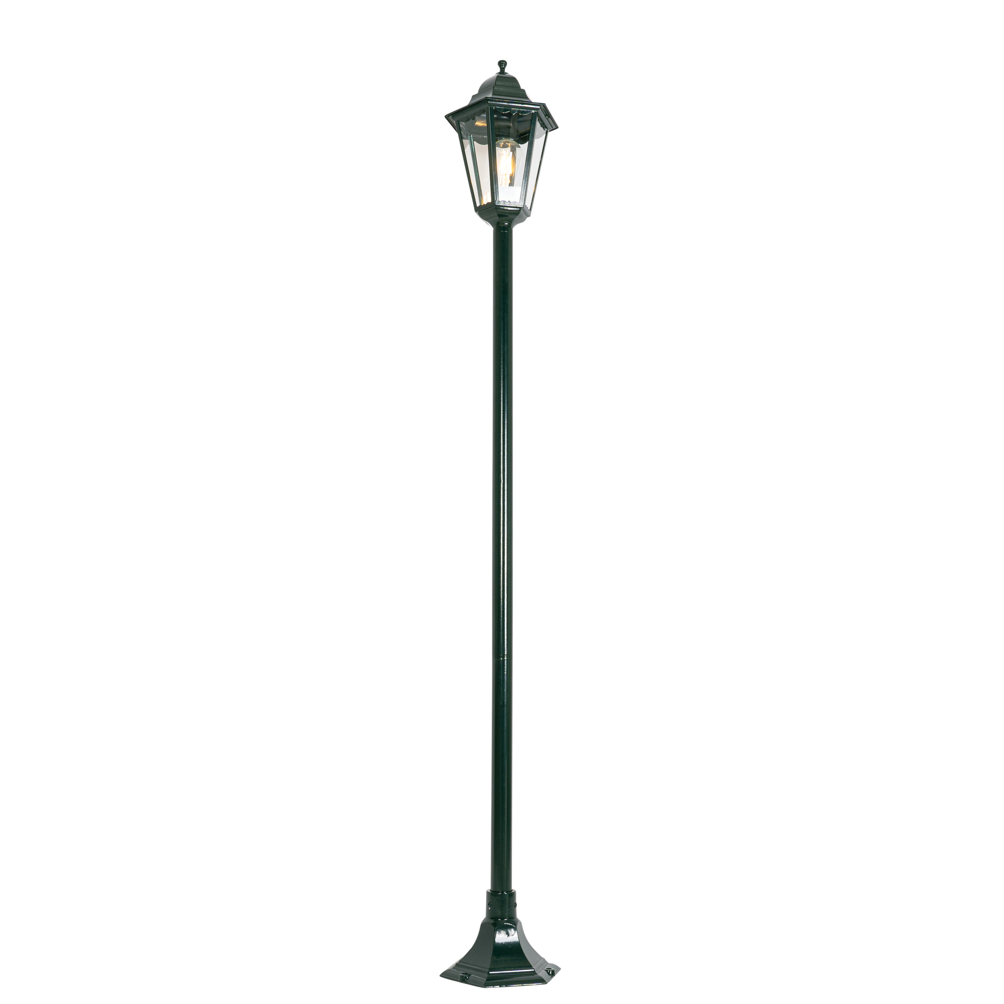 Qazqa classic-antique lanterne da esterno per giardino - New Orleans - verde, max. 60w, compatibile con lampadines LED, e27 - 5