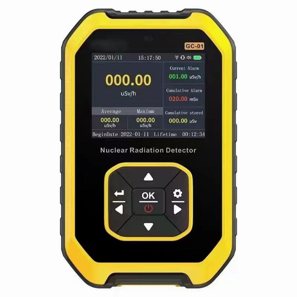 Przenośny cyfrowy licznik Geigera LCD, licznik Geigera, detektor promieniowania jądrowego, dozymetr, tester beta-gamma