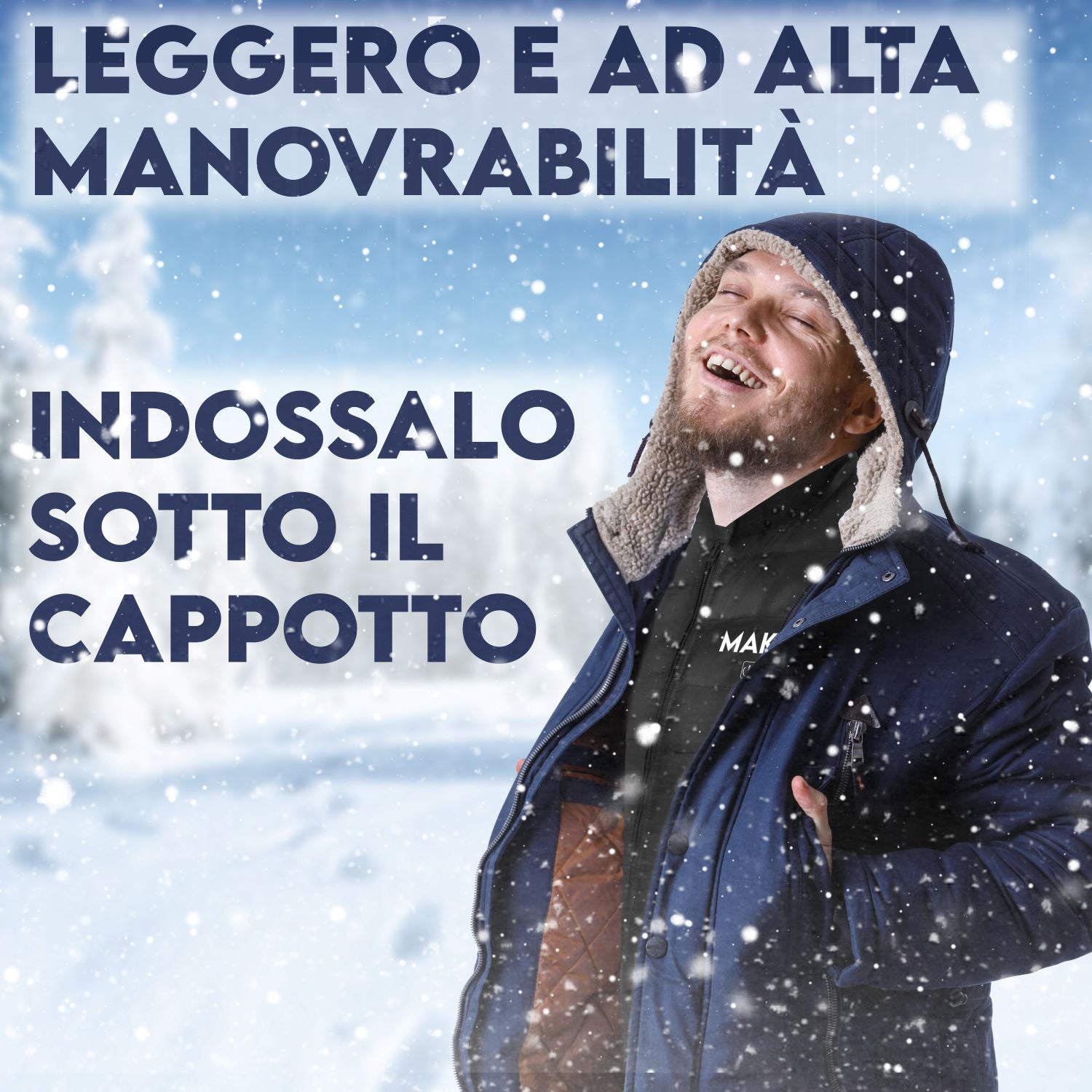 Gilet riscaldante serpentina eletrtrica usb giacca bomber lavoro multitasca unisex bomber giacca riscaldata antifreddo Nero Taglia L - 6