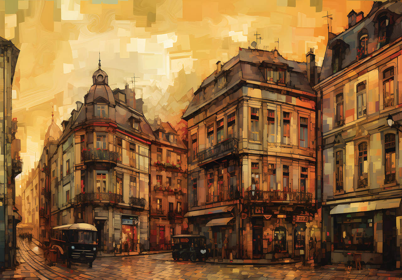 Papel pintado fotografia panorámica ciudad del petróleo 254x184 cm - incluye cola - moderno salon dormitorio papel no tejido