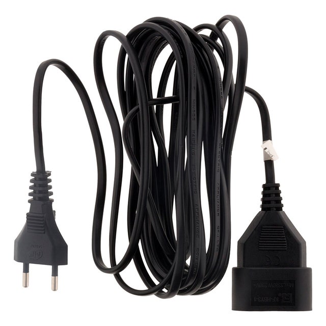 Rallonge 10m - HO3VVH2F 2x0,75mm² 6A - noir - Zenitech