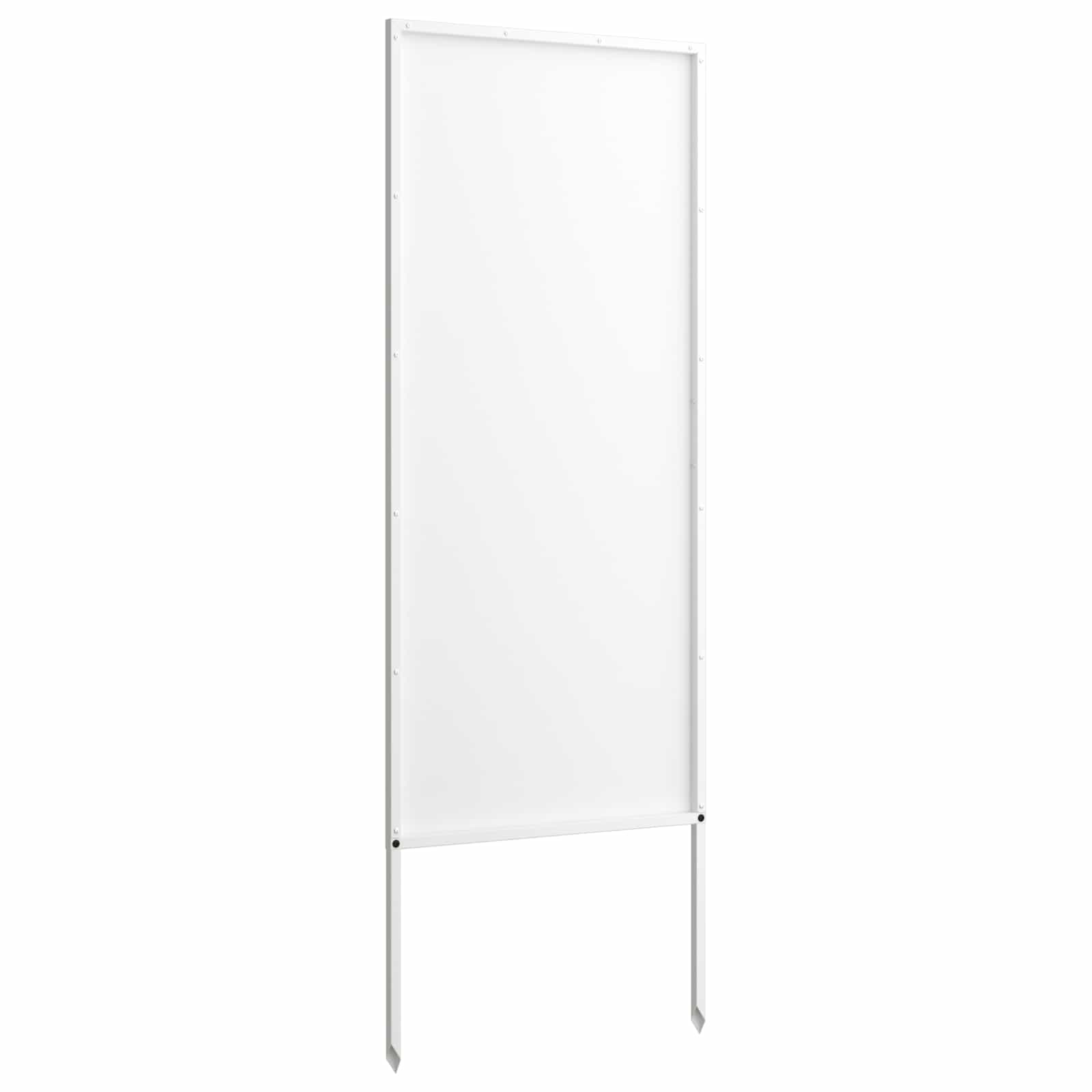 Écran de confidentialité de jardin Fretwork Blanc 50 x 140 cm vidaXL - 4