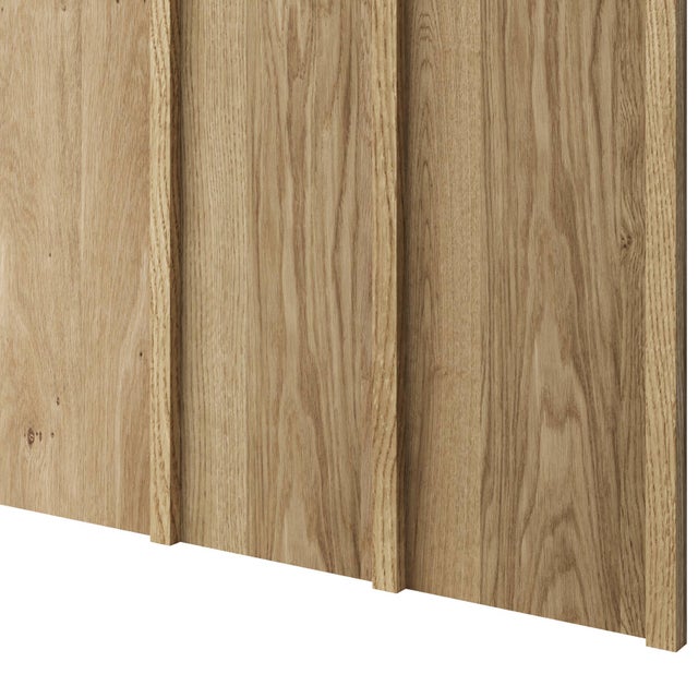 Panel Japandi LAMELE3D - Fornir dębowy