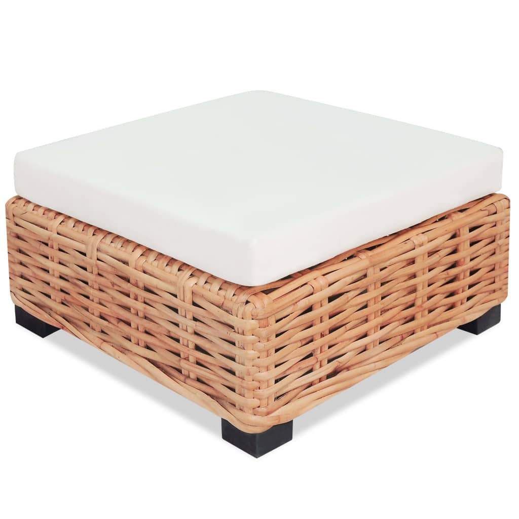 Maison Exclusive - Set Divano 16 pz in Rattan Naturale - 5