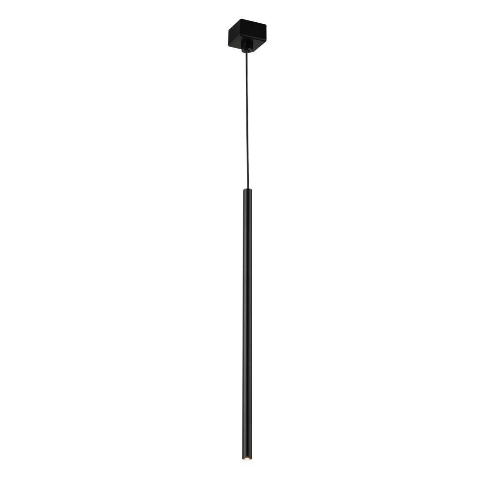 Lampa wisząca Kosame czarna 1xG9x2.5W minimalistyczna wym: 160 x 5 x 5 cm aluminium Shilo