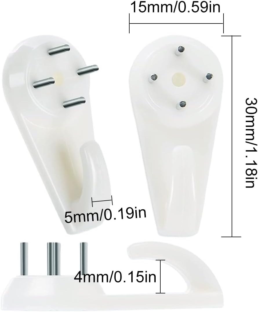 40 ganci da parete, ganci da parete per cornici fotografiche, kit per appendere quadri, chiodi da parete, per appendere quadri | Leroy Merlin