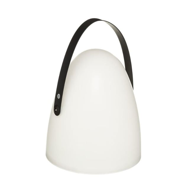 Lámpara de exterior a pilas blanca portátil de 30 cm - SILUMEN