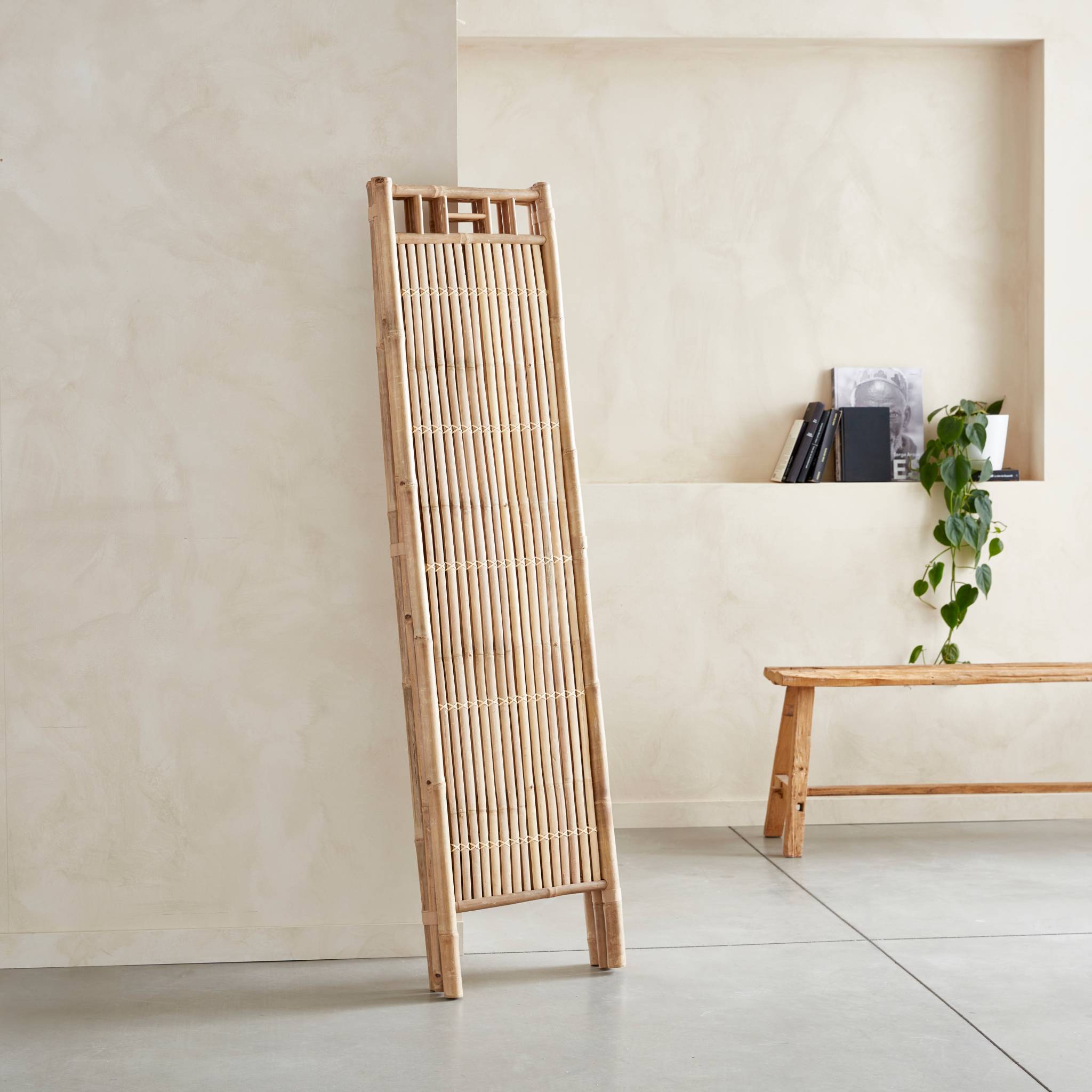 Paravent pliable en bambou. Fidji. L 120 x P 3 x H 160cm - 3