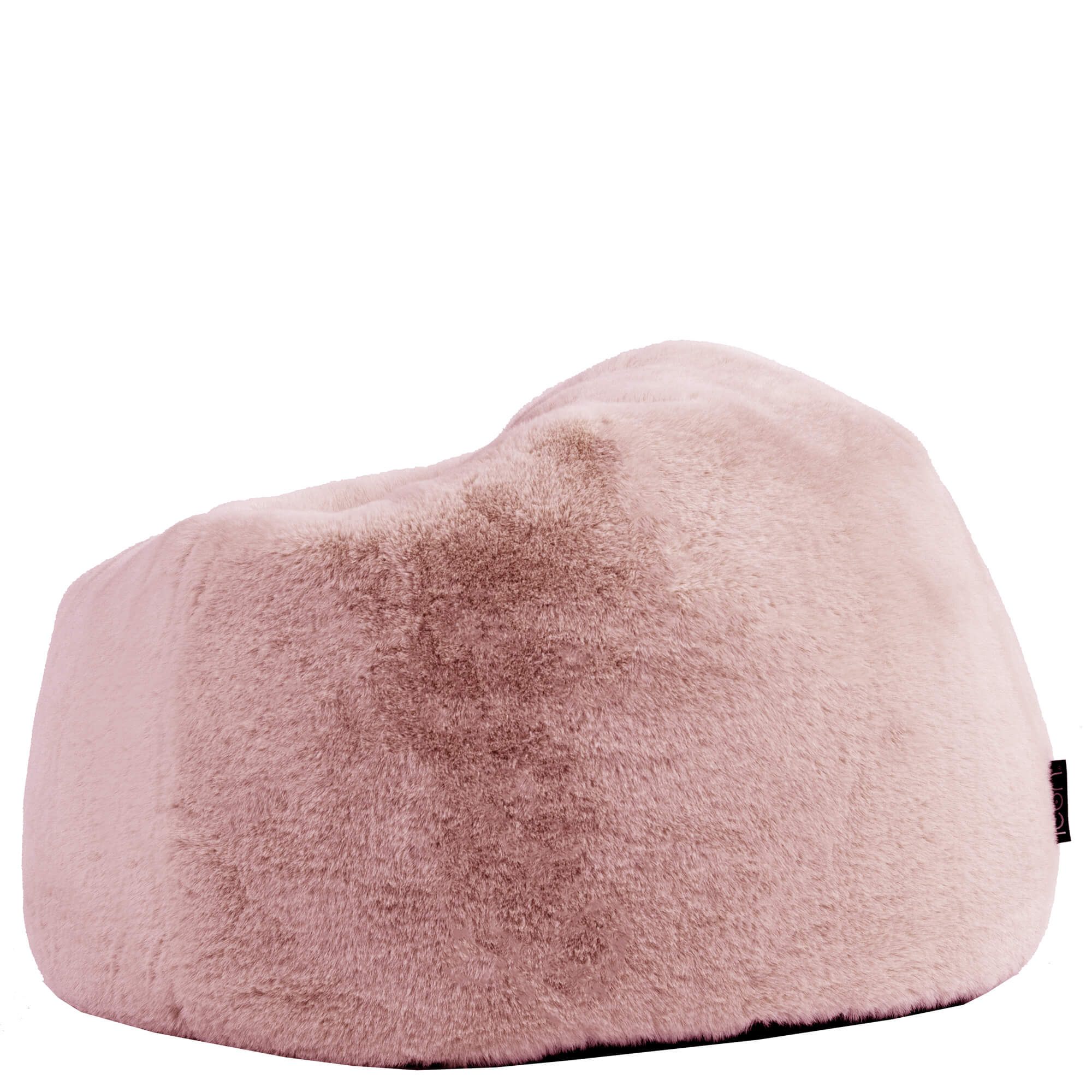Pouf classique enfant Icon imitation fourrure luxueuse de lapin rose, chambre, salon, 80x80cm Oeko-Tex® - 5