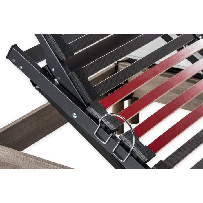 Set materasso + rete relax elettrica 2 x 80 x 200 cm Materasso in schiuma - 8