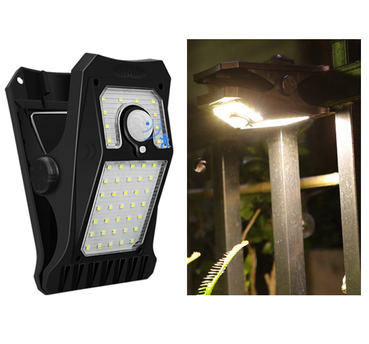 Lampe Solaire 5200mAh, 104LED Lumière Solaire Extérieure Avec Capteur De Mouvement 150 Ip65 Lumiere Led De Securite Exterieure 3000k 90496673