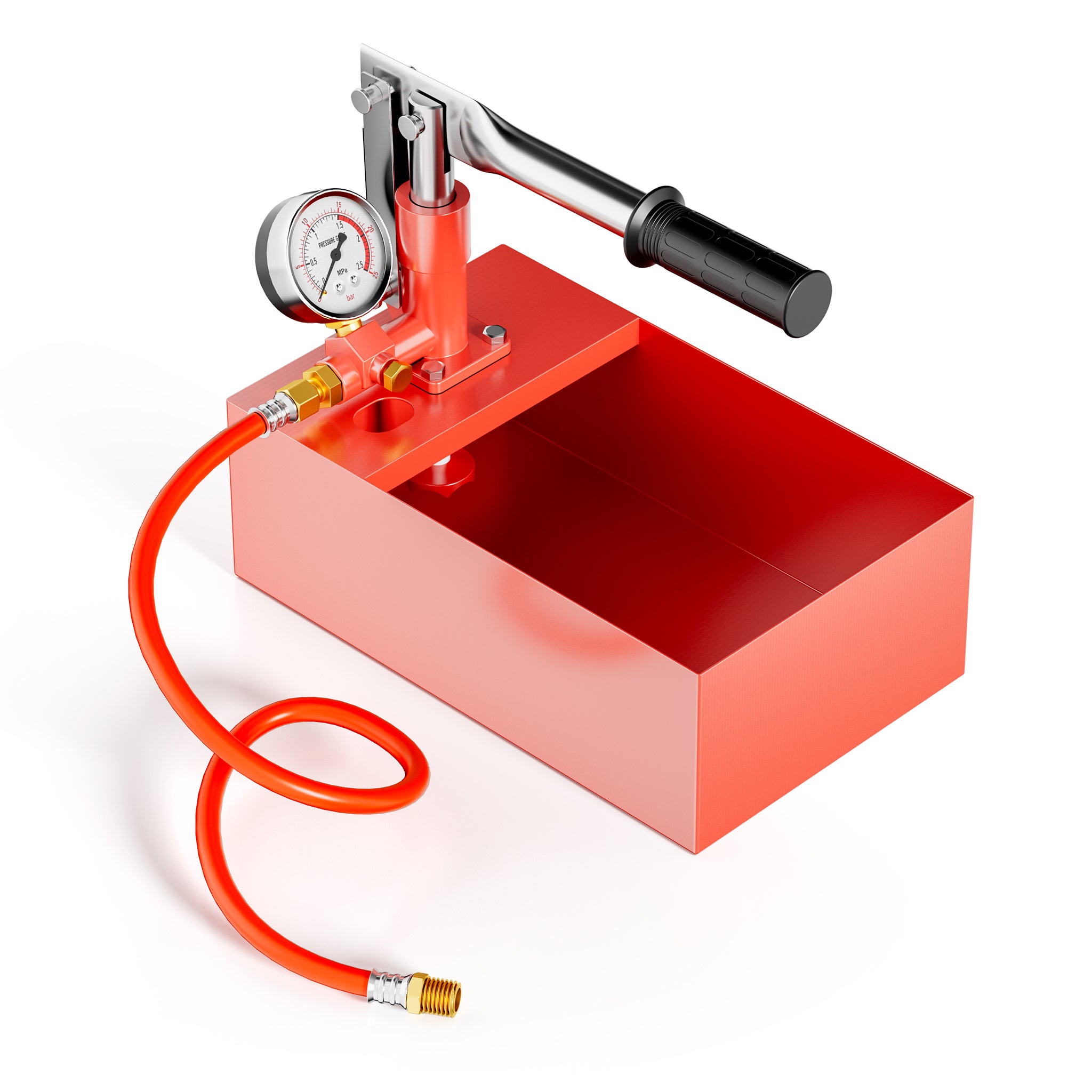 Bomba de llenado y prueba de presión para sistemas de calefacción