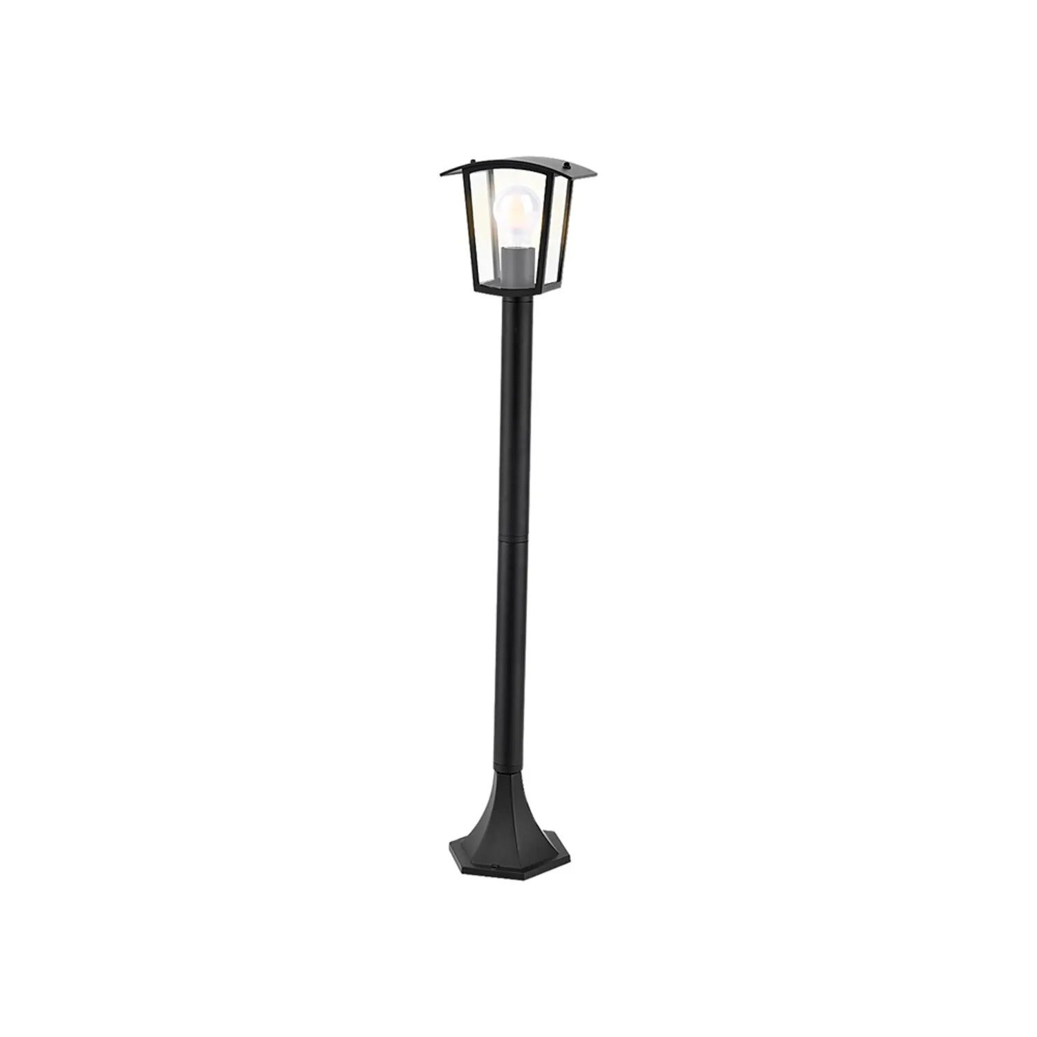 Lampa ogrodowa stojąca Taverna czarna 1xE27x15W IP44 wym: 90 x 17 x 17,5 cm aluminium Rabalux