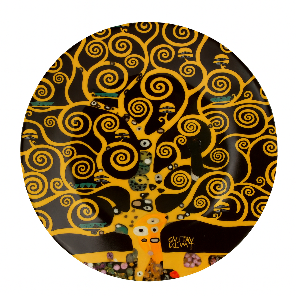 Talerze Art. Gallery Duo Gustav Klimt Drzewo życia 20 cm zestaw 2 sztuk - 4