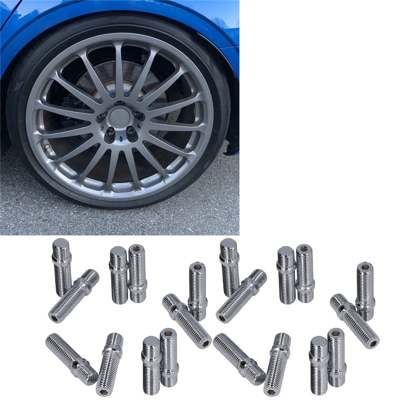 Perno Ruota Per Autoveicoli 20 Pezzi Perno Di Conversione Ruota