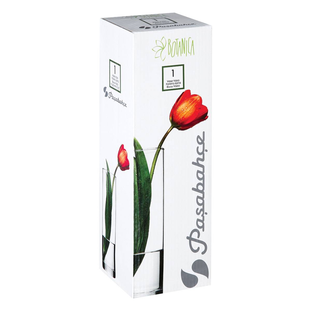 Vaso cilindrico Flora in vetro H26cm,ATMOSPHERA CREATEUR D'INTERIEUR - 2