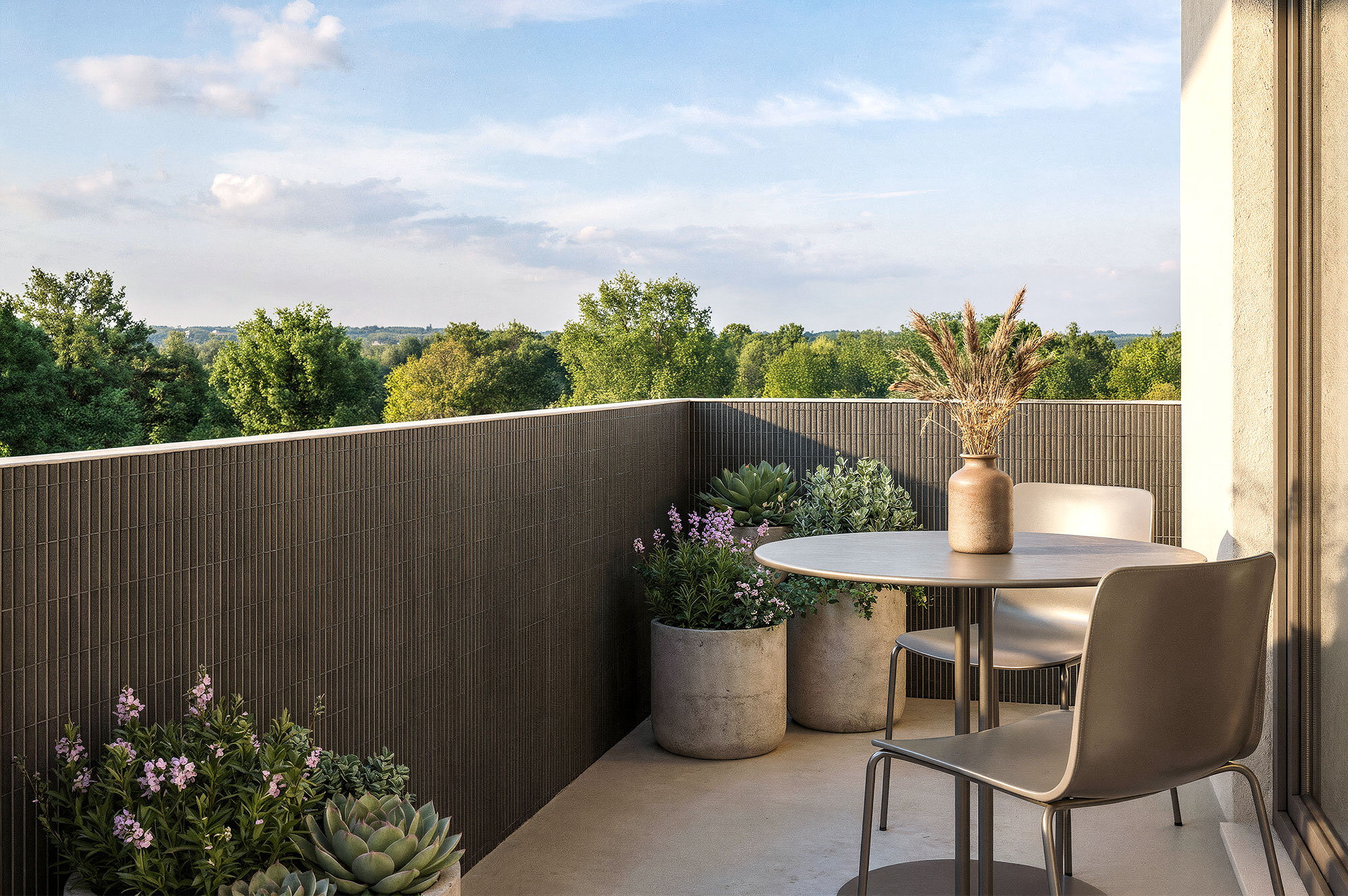 Laska PCV VISO dł. 5 m x wys. 1,2 m, kolor antracytowy