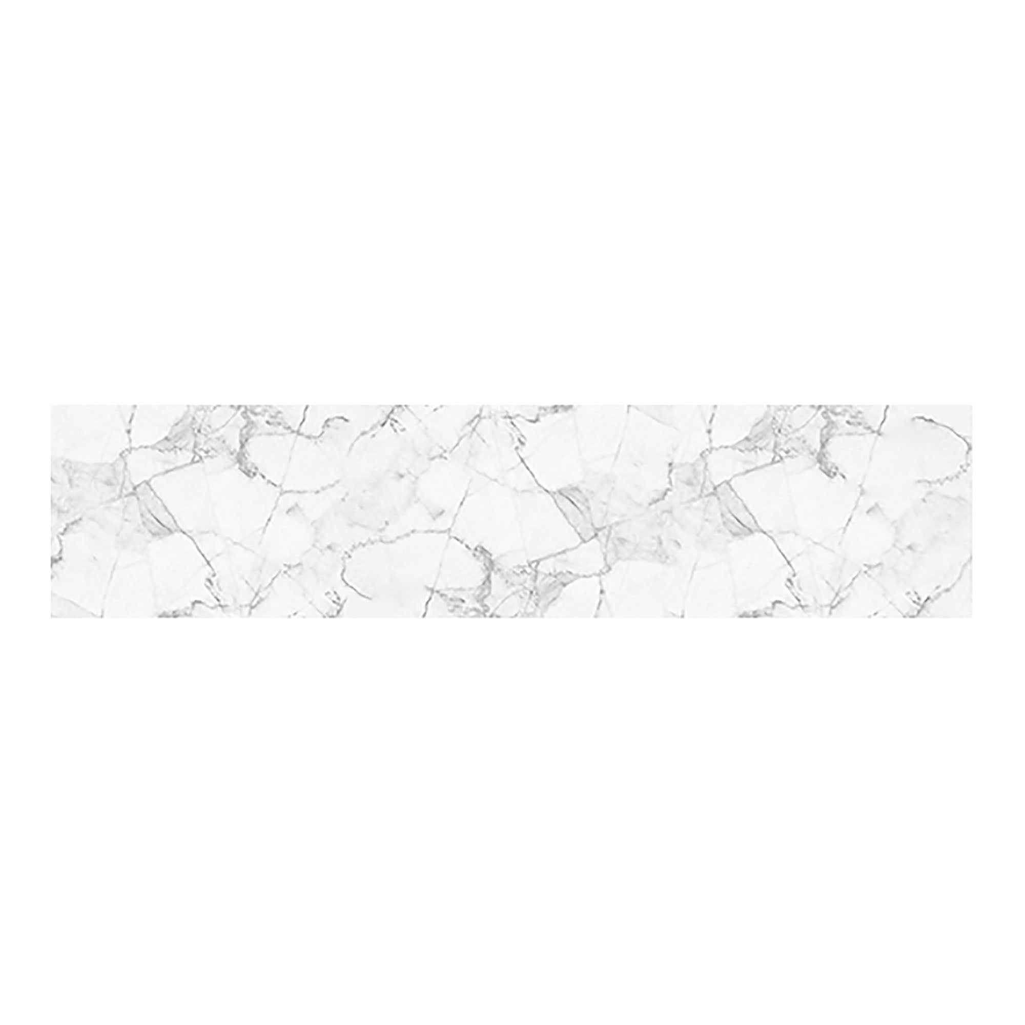 Credencia adhesiva en vinilo ignífugo Mármol Blanco 60x300 cm - 2