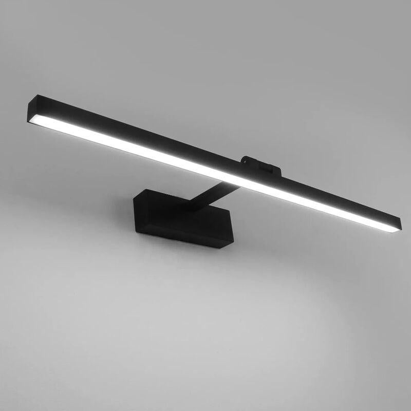 Lampa LED do lustra łazienkowego 50cm, 12W, IP44 Wodoodporna Lampa Ścienna do Łazienki Obrotowa o 180°, Nowoczesne Oświetlenie Lustra Łazienkowego