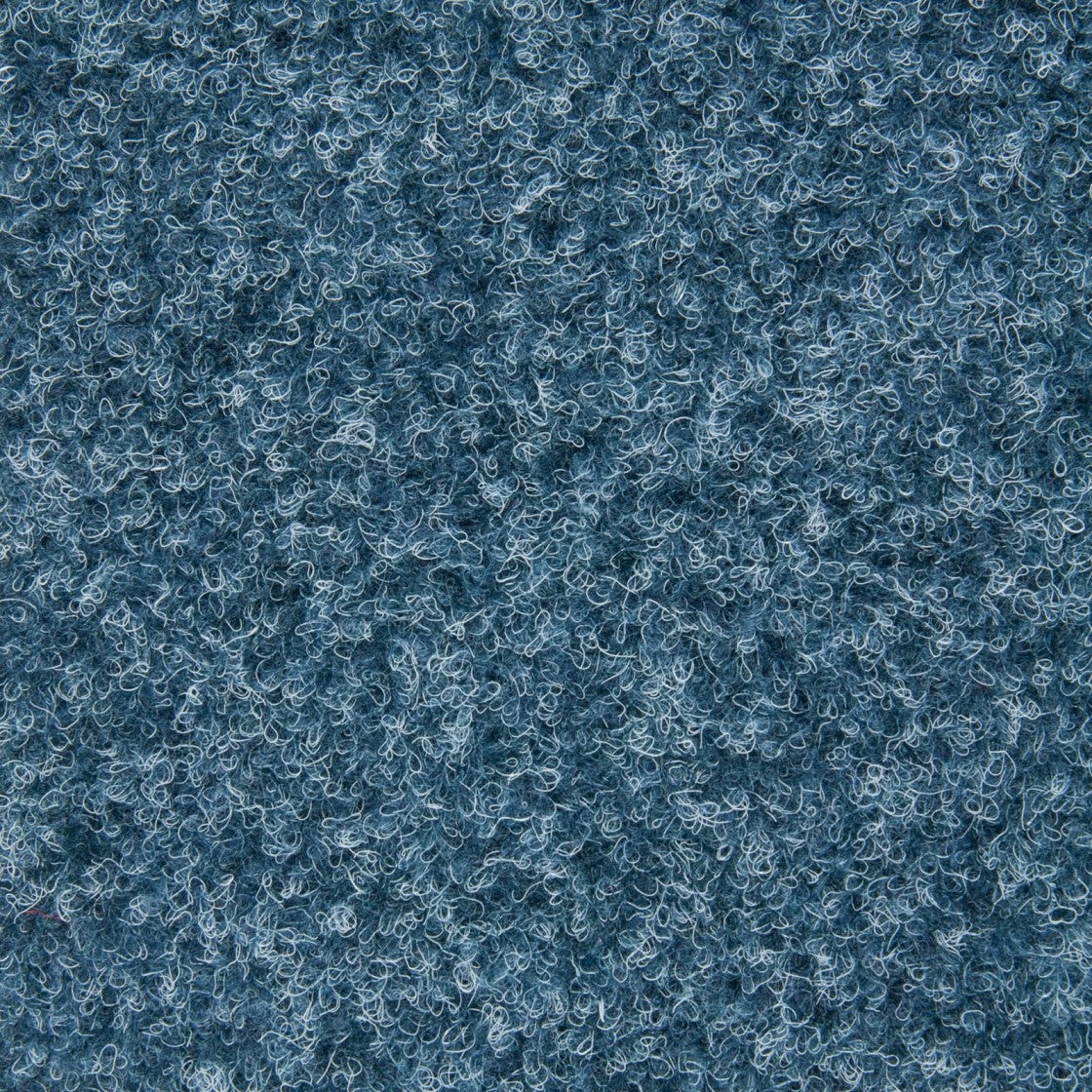 Dalles de moquette plombantes pour bureau, Moquette aiguilletée professionnelle en dalles, Dalle de moquette bleue modulaire sans colle - 2