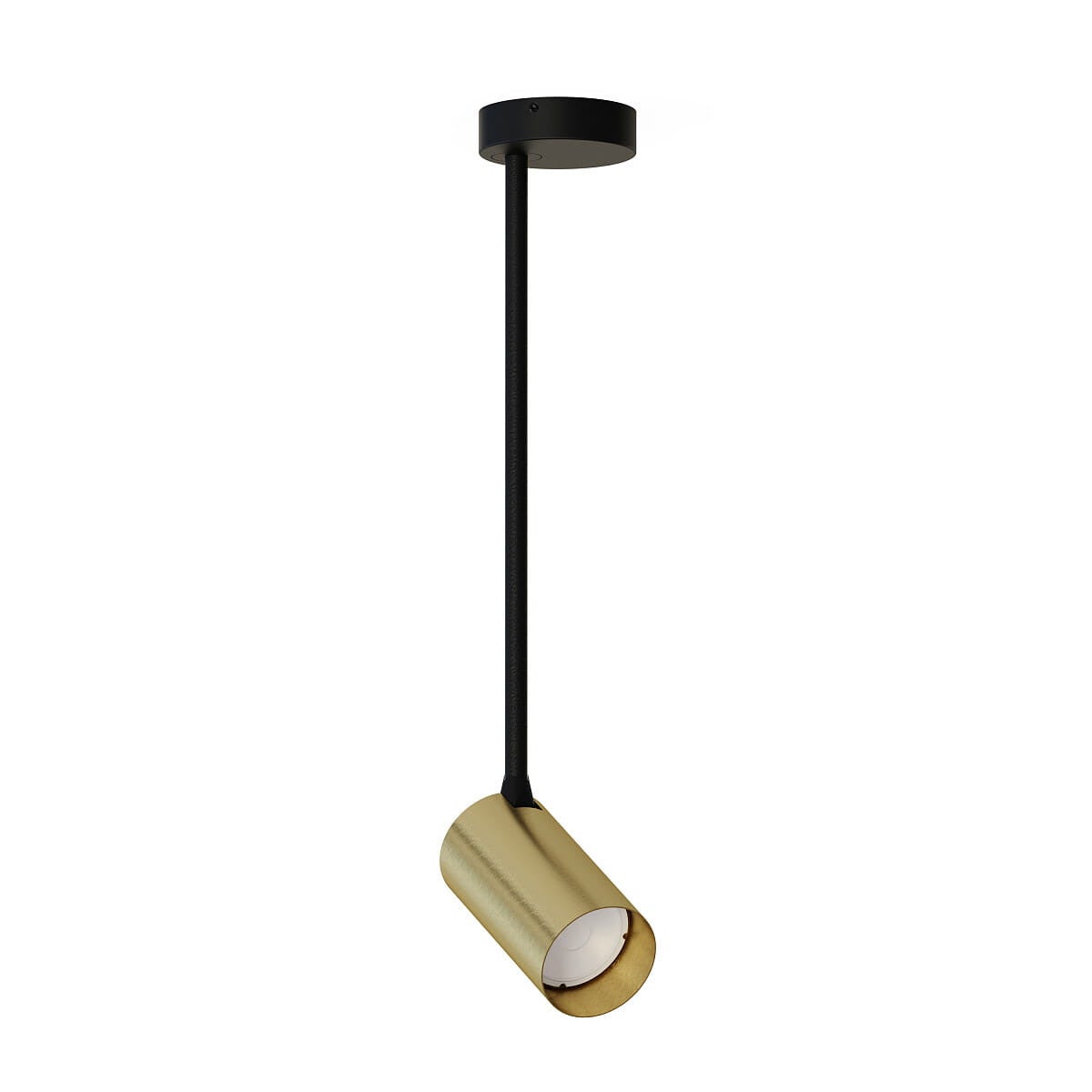 Reflektor sufitowy spot natynkowy Mono okrągły czarny-mosiądz 1xGU10x10W wym: 7 x 7 cm metal Nowodvorski Lighting