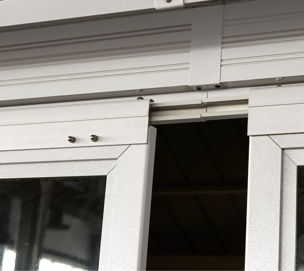 Sojag Pavillon en aluminium & Jardin d'hiver Olan 1014 | Blanc | 436x311x291 cm - 4