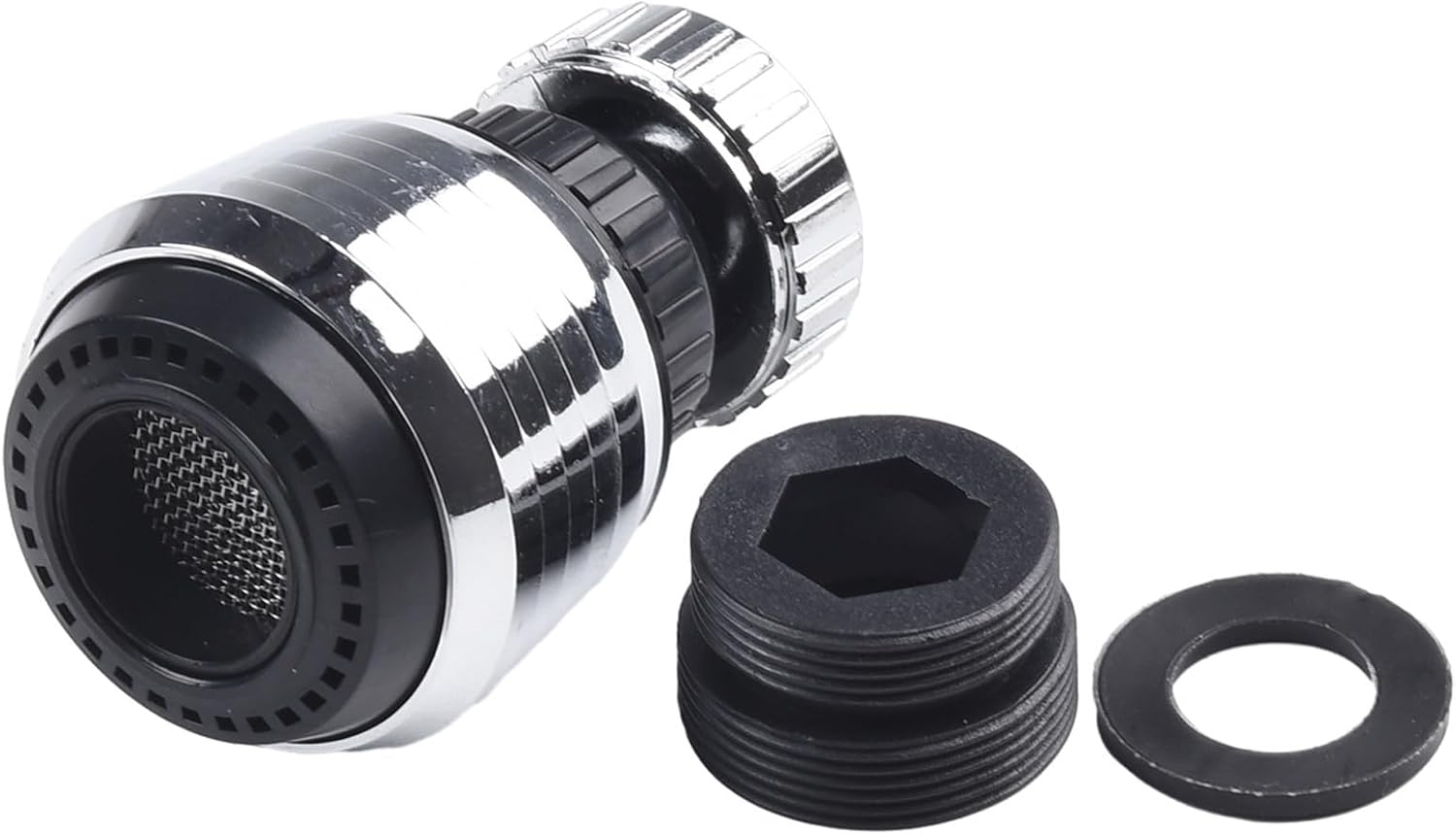 Prelungitor pulverizator chiuvetă cu capacitate pivotantă completă și aerator de economisire a apei pentru robinete de bucătărie standard de 16 mm