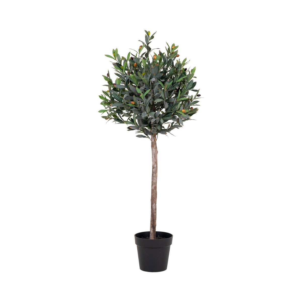 Finto Ulivo Da Interno 1,8m Con Vaso In Cemento - Albero Artificiale Realistico, Foglie E Rami Fitti Per Soggiorno, Ufficio, Camera Da Letto