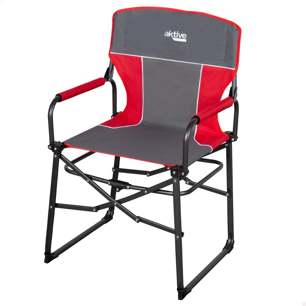 Aktive silla plegable camping director antivuelco c/plegado compacto gris