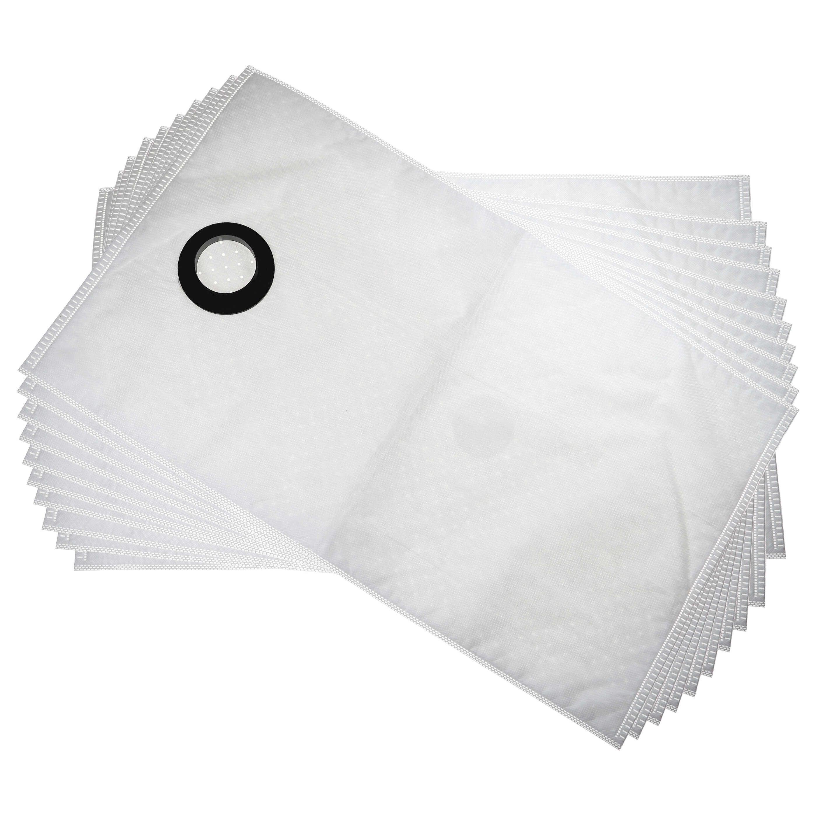 Lot De 10 Sacs Aspirateur Vhbw Pour Makita 440 Et 445 – Toison Blanche