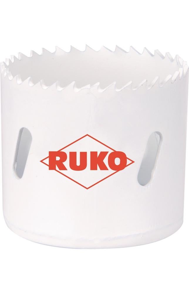 RUKO 126079 - Corona perforadora HSS Co 8 bimetal, dentado fino (79 mm)