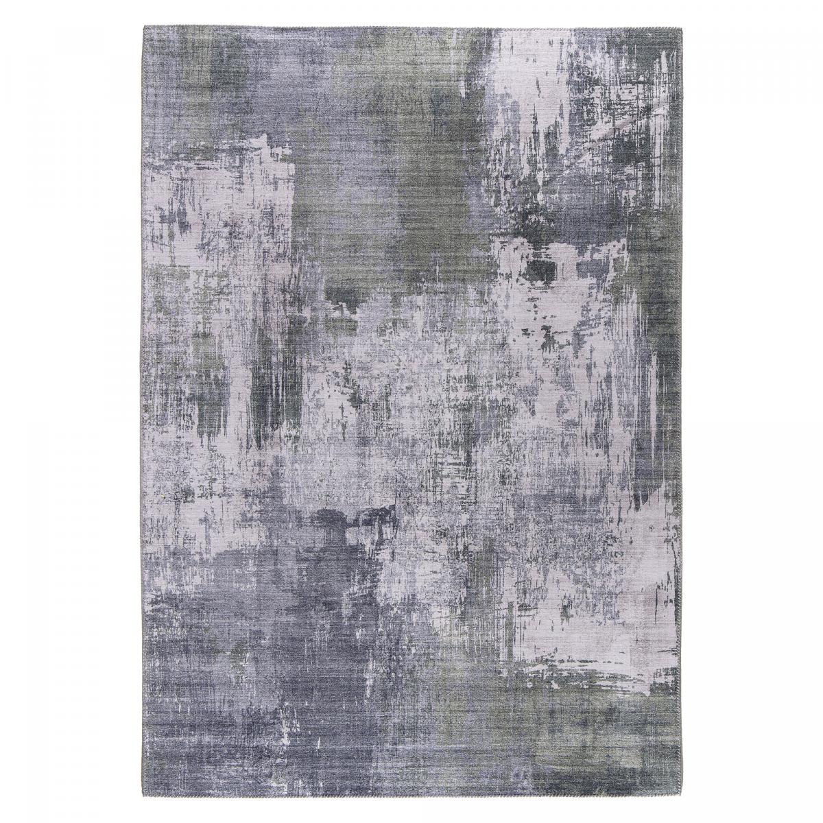 Tapis enfant 200x290 rectangle tissé crème motif animaux SWEETLION