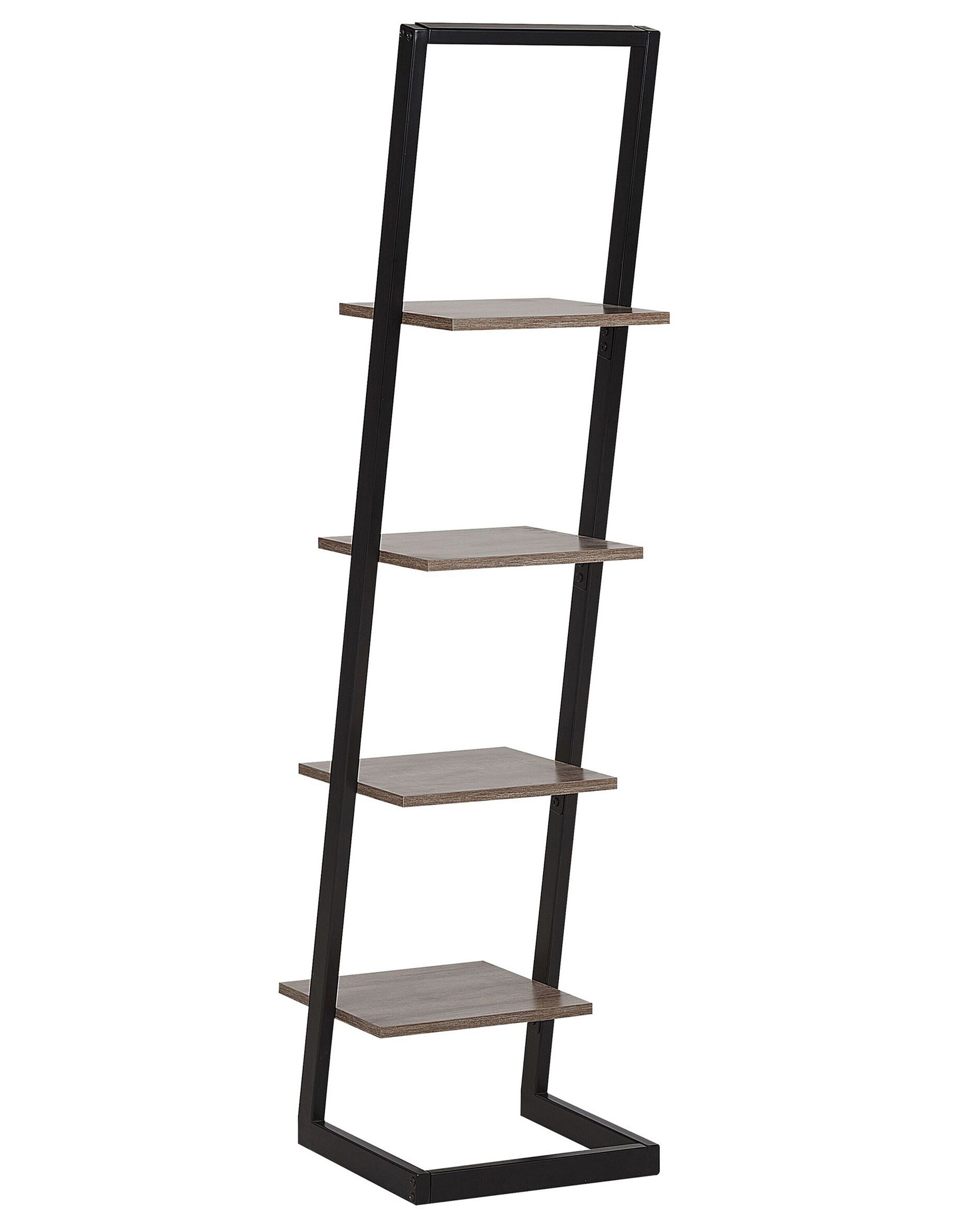 Libreria a 4 ripiani JOPLIN 143 cm Nero - 4