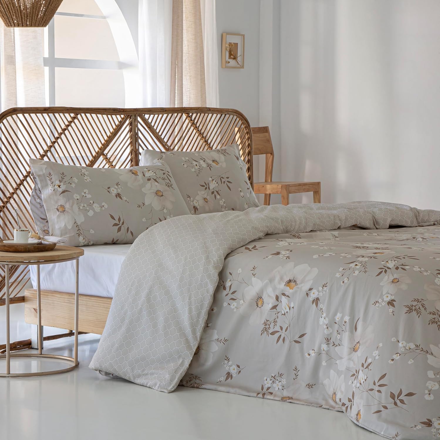 Cotton artean - funda nórdica yera 100% satén algodón 200 hilos multicolor cama 90
