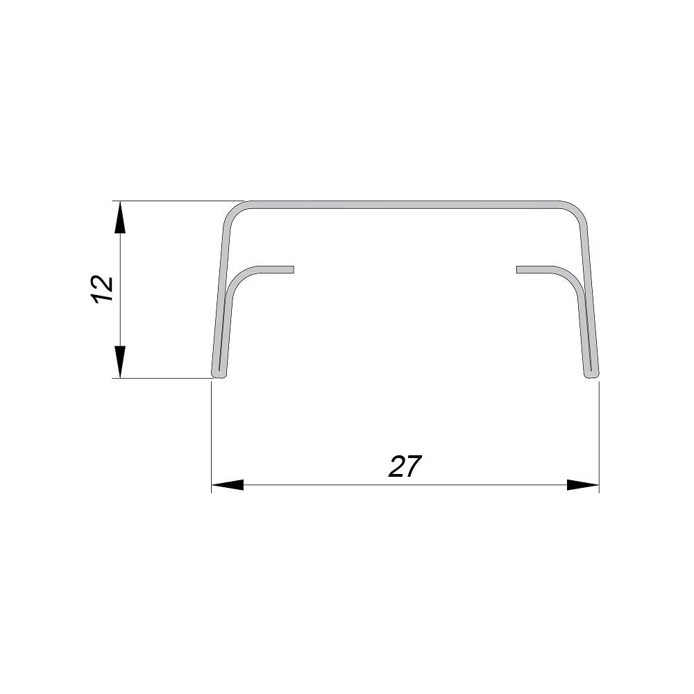 Système coulissant pliant SLID'UP 200 pour porte de placard 2 panneaux - rail 908 mm - 14 kg - 6