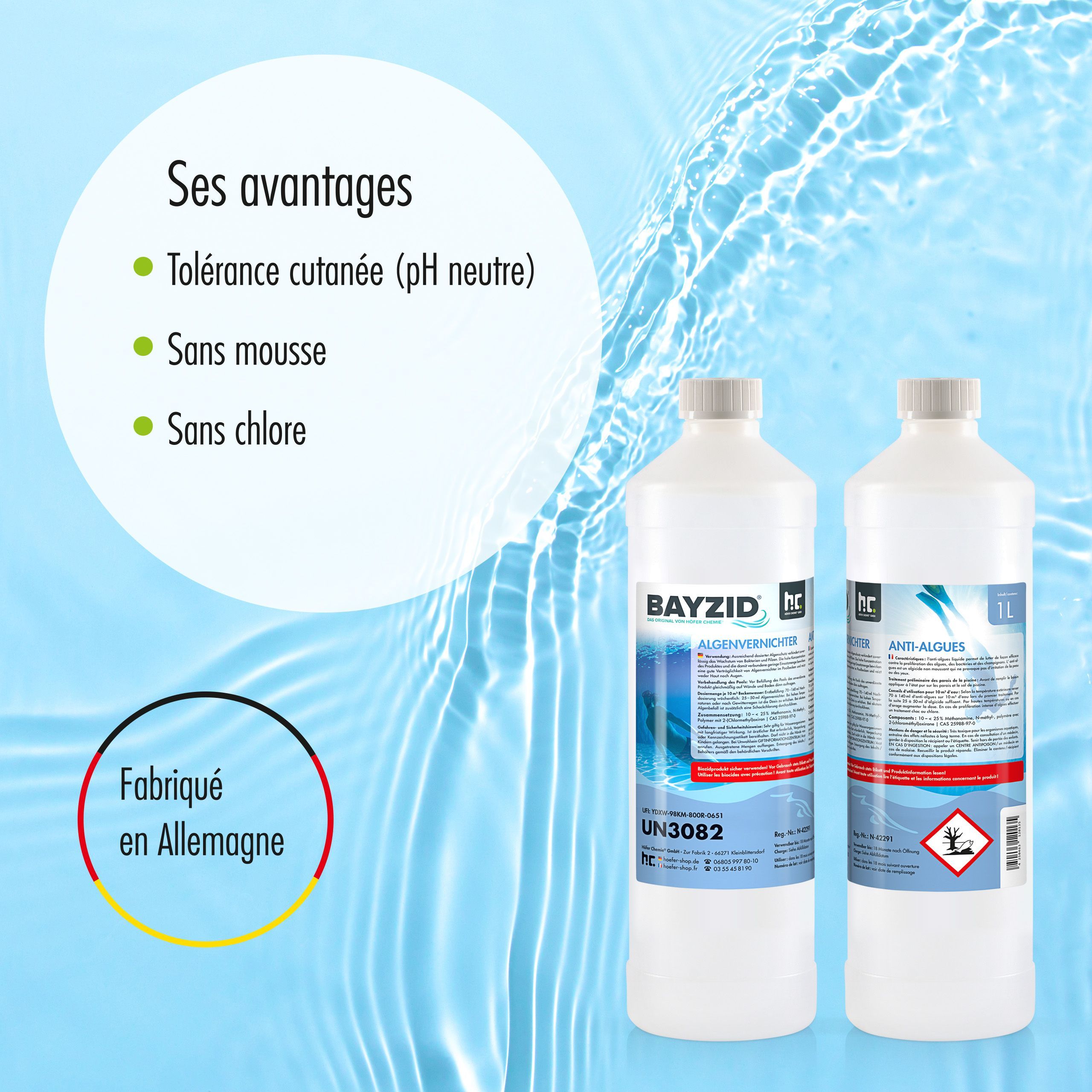 1 x Anti-algues Bayzid® en bidon de 10 L - 5