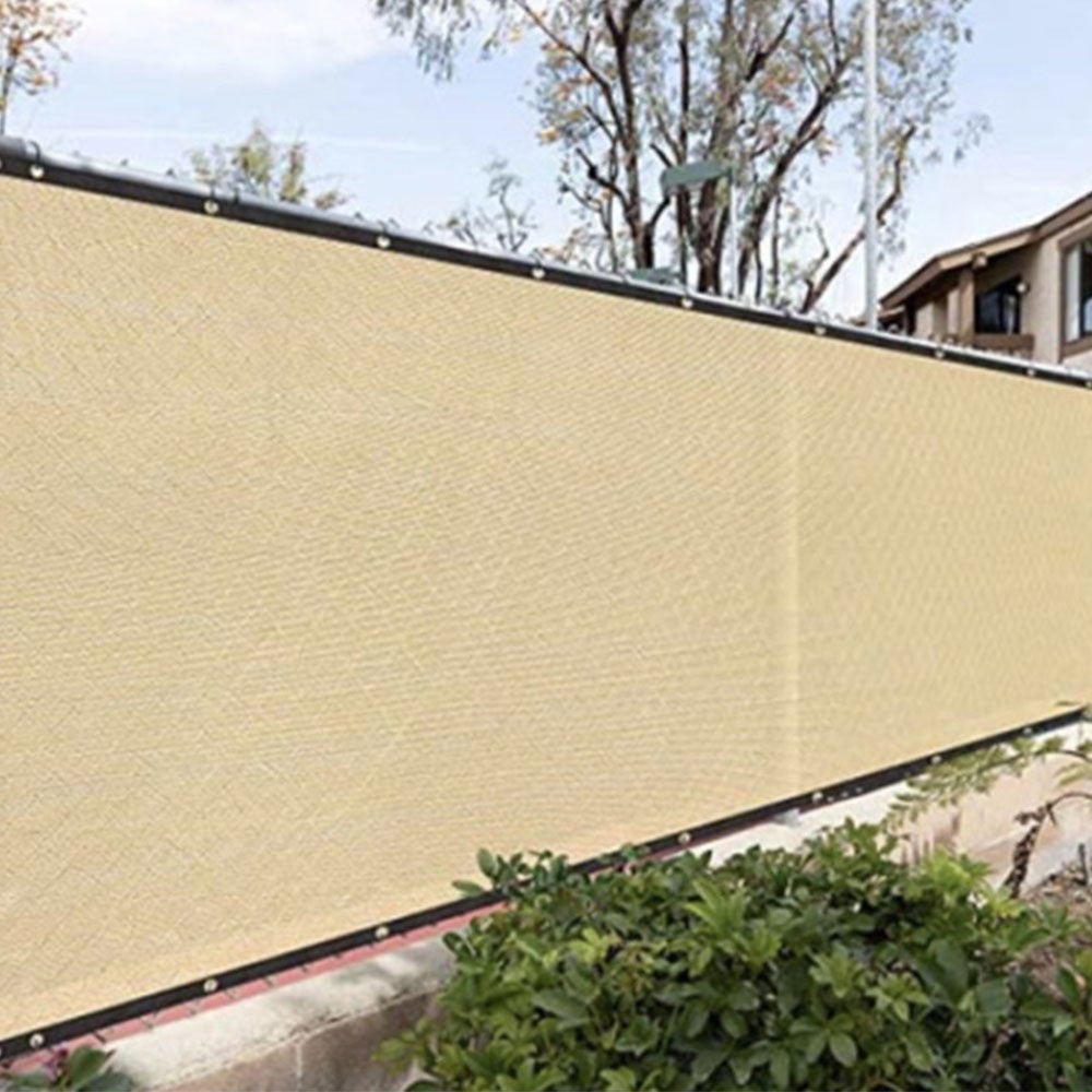 Rete Privacy Per Balcone 90x340 Cm - Schermo Ombreggiante In HDPE Con Occhielli, Verde Scuro